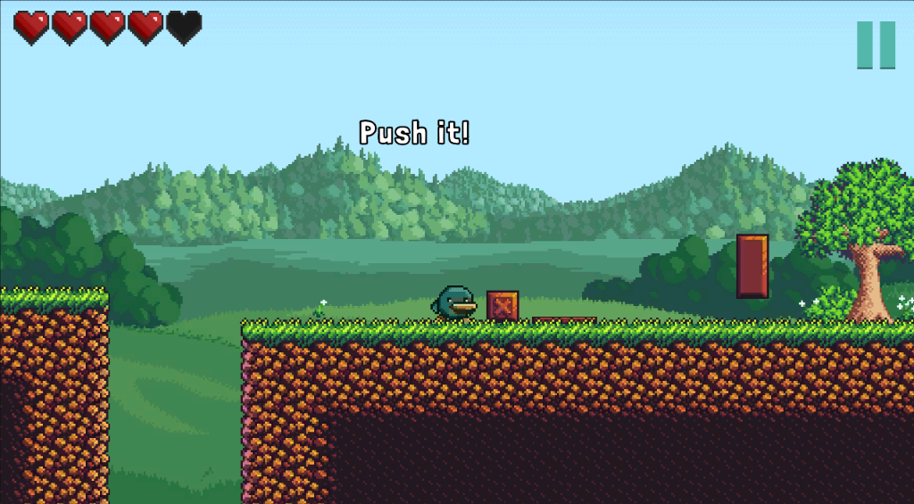 MOREFALL Screenshot - Push puzzle