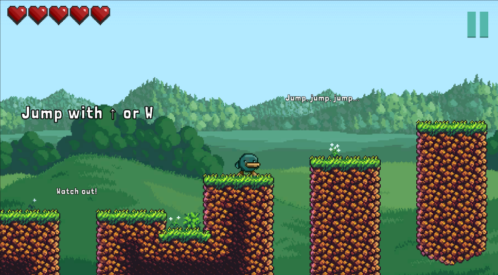 MOREFALL Screenshot - Jumping platforms